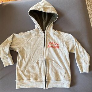 Harley-Davidson Kids Gray and green Hoodie